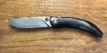 Curnicciolu lame Damas 120 couches, corne de bélier