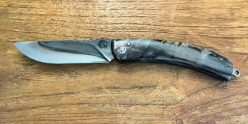 Piémontais lame carbone XC75, corne de bélier